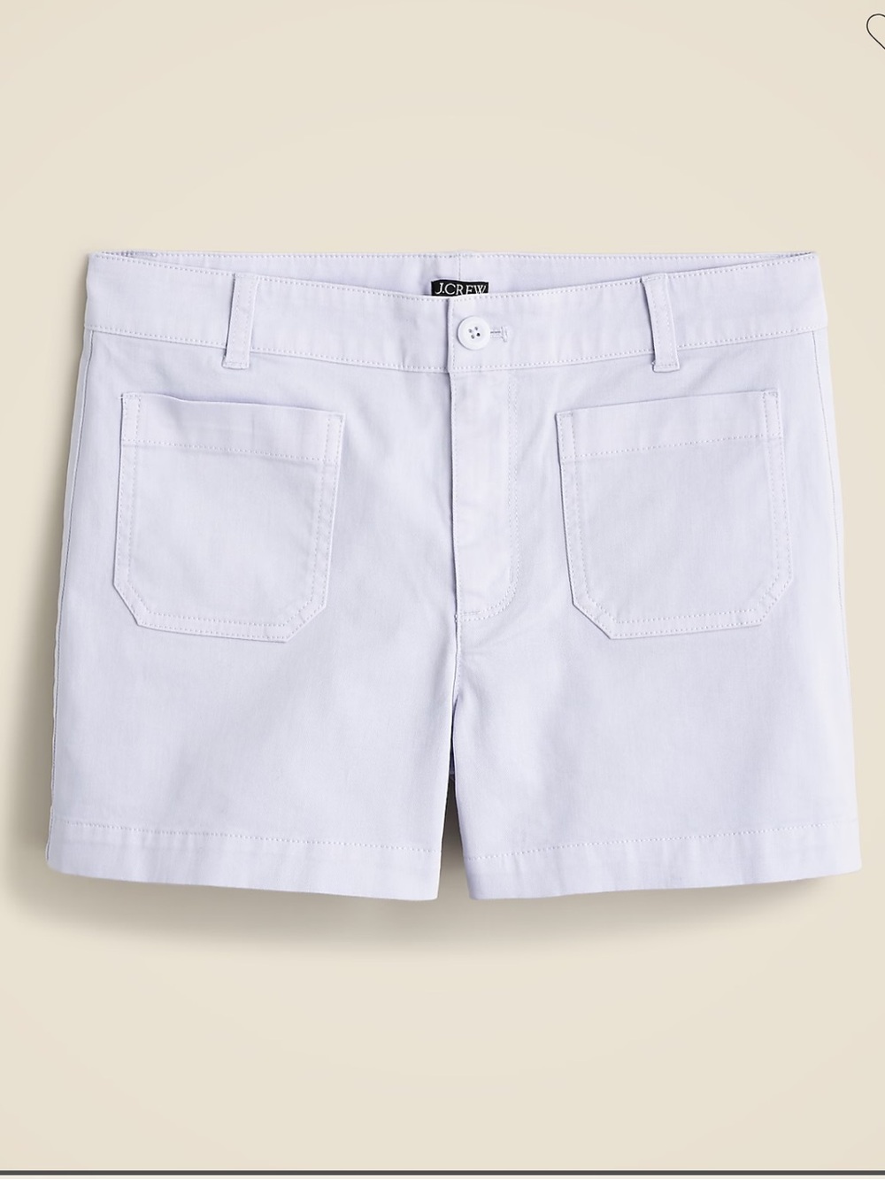 J.Crew White Tailored Shorts Size 6 NWT Cotton Stretch Classic Summer